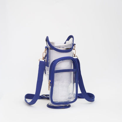 Clear Gameday/Stadium Tumbler Holder Crossbody