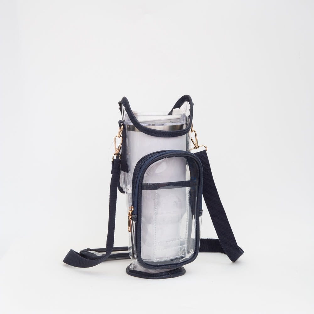 Clear Gameday/Stadium Tumbler Holder Crossbody