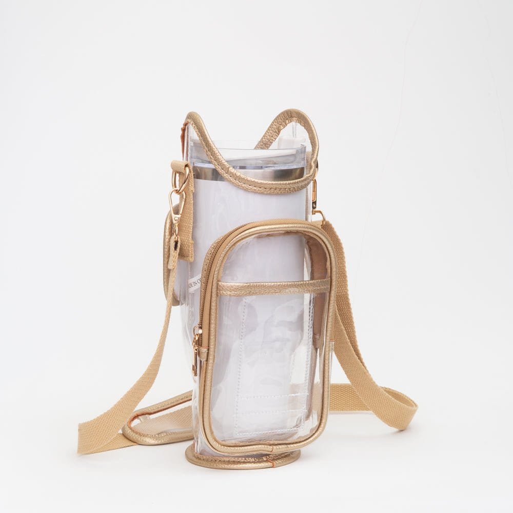 Clear Gameday/Stadium Tumbler Holder Crossbody