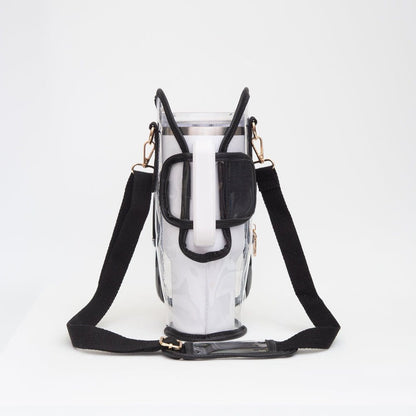 Clear Gameday/Stadium Tumbler Holder Crossbody