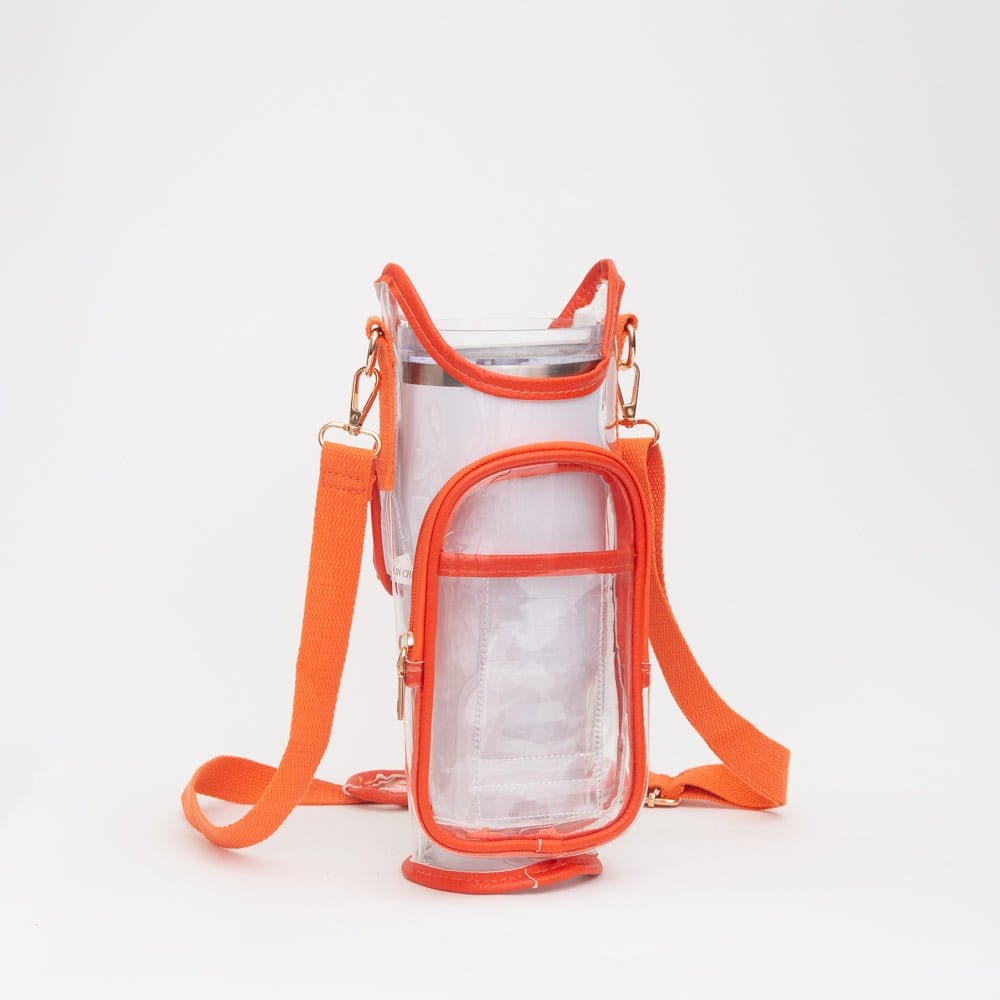 Clear Gameday/Stadium Tumbler Holder Crossbody