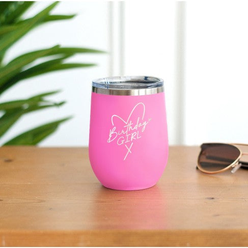 Birthday Girl Pink 12oz Tumbler