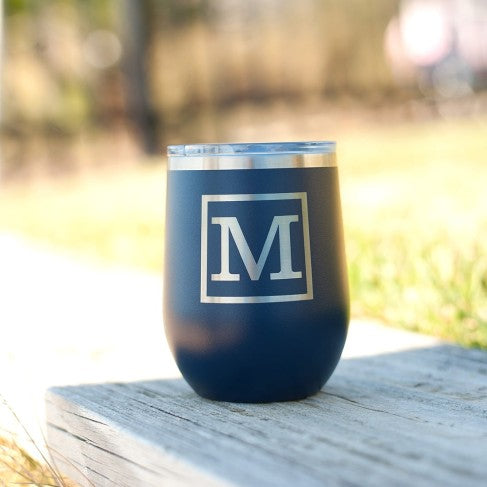 Classic Initial 12 Oz Tumbler