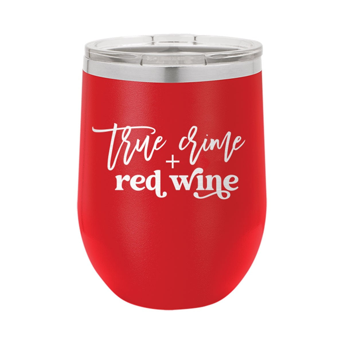 True Crime Red 12oz Tumbler