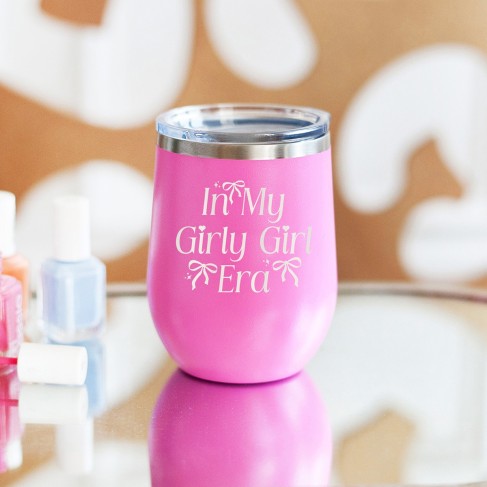 Girly Girl Era Pink Tumbler