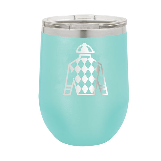 Jockey Jersey Teal 12oz Tumbler