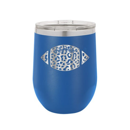 Leopard Football 12oz. Insulated Tumbler