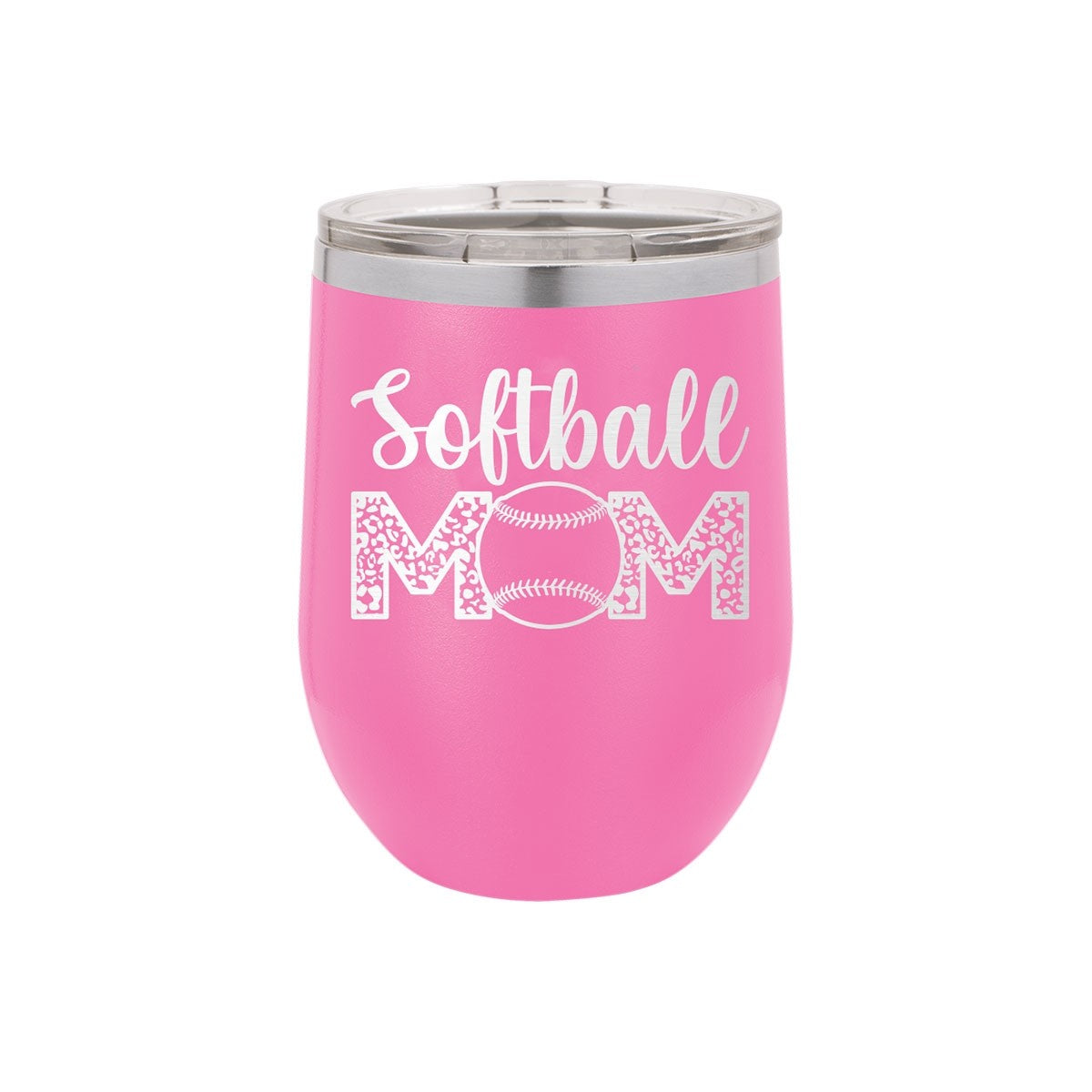 Softball Mom Pink 12oz Insulated Tumbler