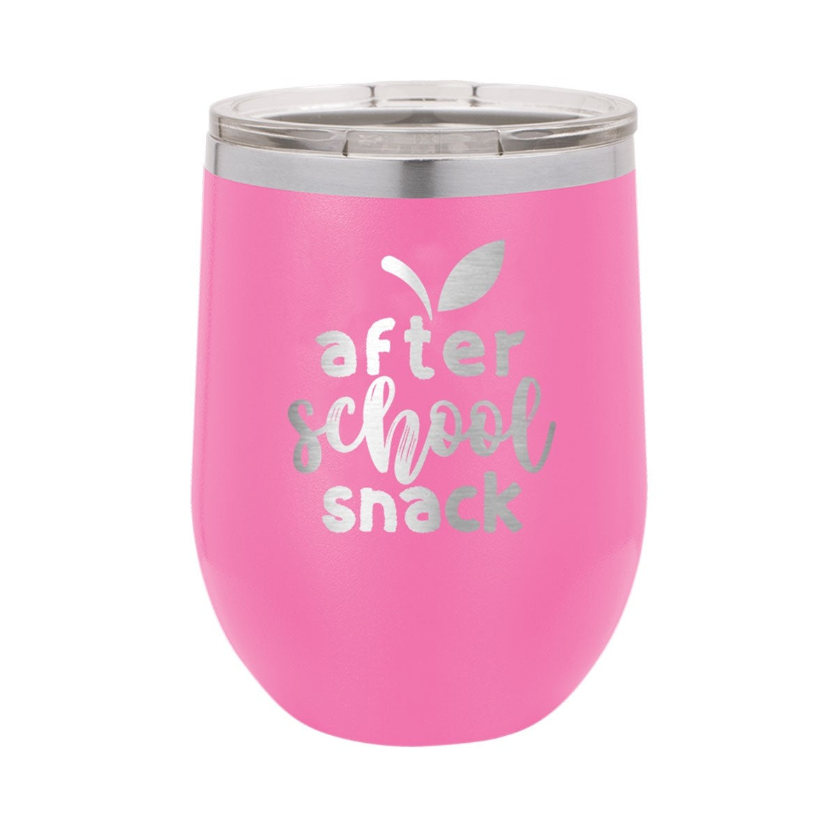 After School Snack Pink 12oz Wine Tumbler