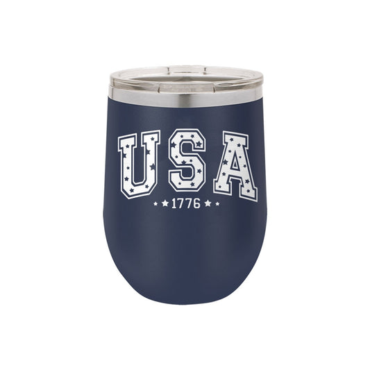 Star USA Navy 12oz Insulated Wine Tumbler