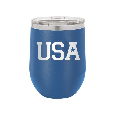 USA Royal Blue12oz Insulated Tumbler