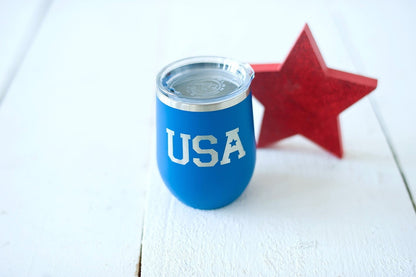 USA Royal Blue12oz Insulated Tumbler