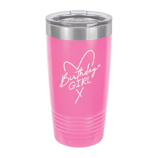 Birthday Girl Pink 20oz Tumbler