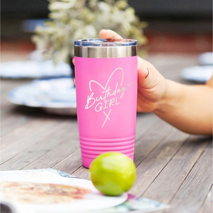 Birthday Girl Pink 20oz Tumbler