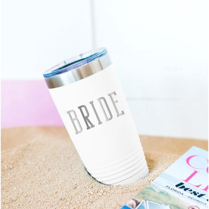 Bride White 20oz Insulated Tumbler