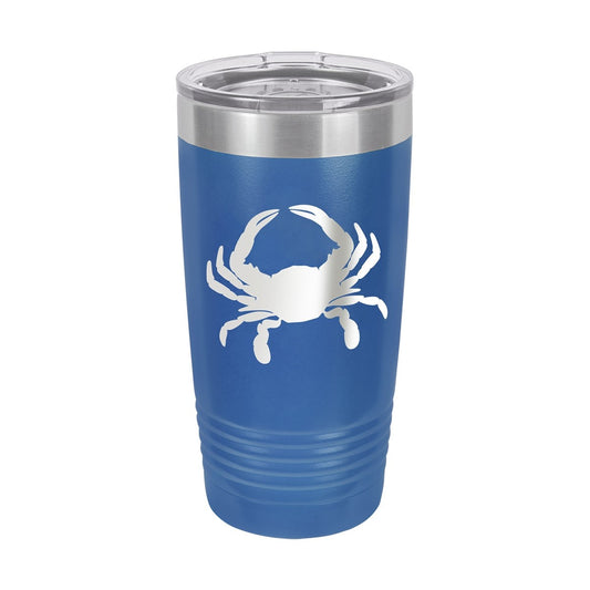 Crab Royal Blue 20oz Insulated Tumbler