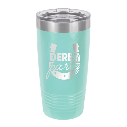 Derby Party Teal 20oz Tumbler