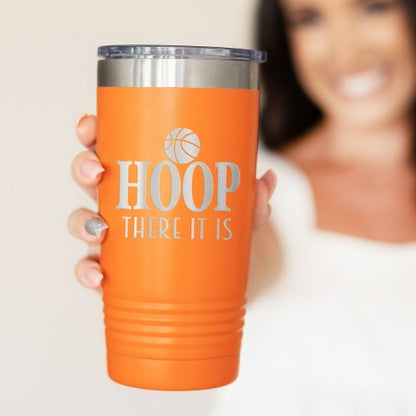 Hoop There It Is Orange 20oz Insulated Tumbler