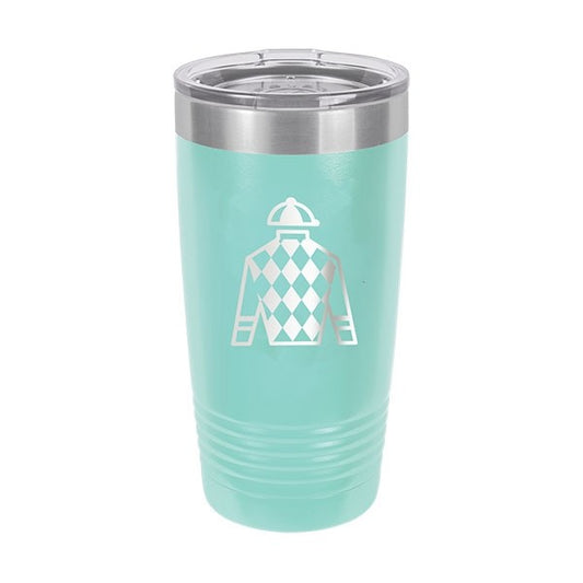 Jockey Jersey Teal 20oz Insulated Tumbler