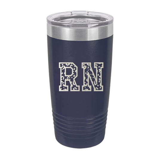 Leopard RN Navy 20oz Insulated Tumbler