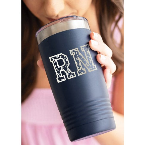 Leopard RN Navy 20oz Insulated Tumbler