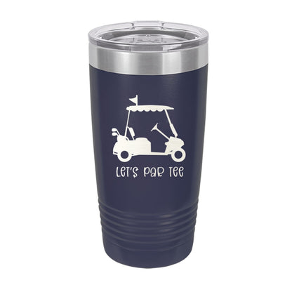 LetS Par Tee Navy 20oz Tumbler