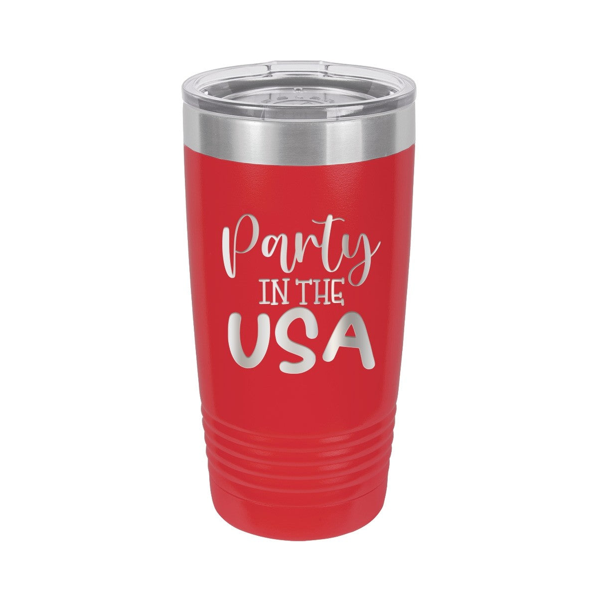 Party In The USA Red 20oz Insulated Tumbler