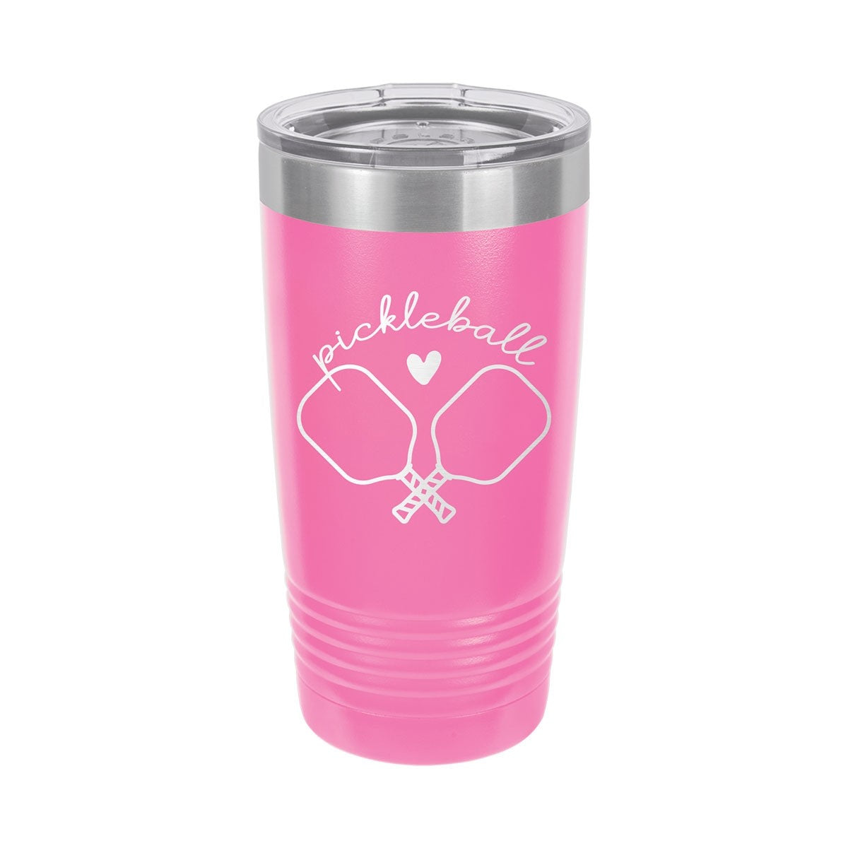 Pickle Ball Pink 20oz Insulated Tumbler