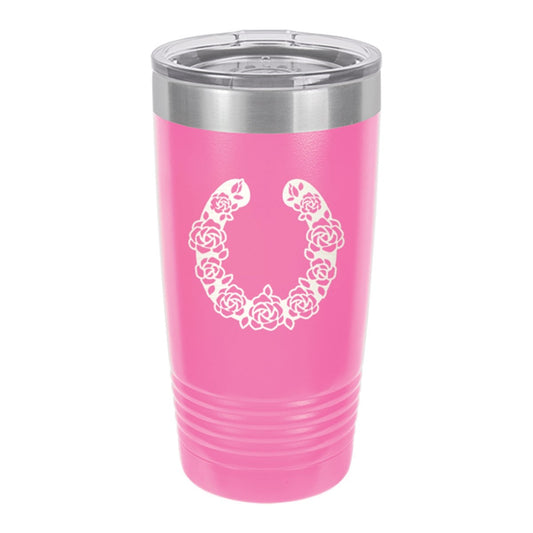 Rose Horseshoe Pink 20oz Tumbler