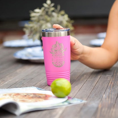 Life Is Short Be Sweet Pink 20oz Insulated Tumbler