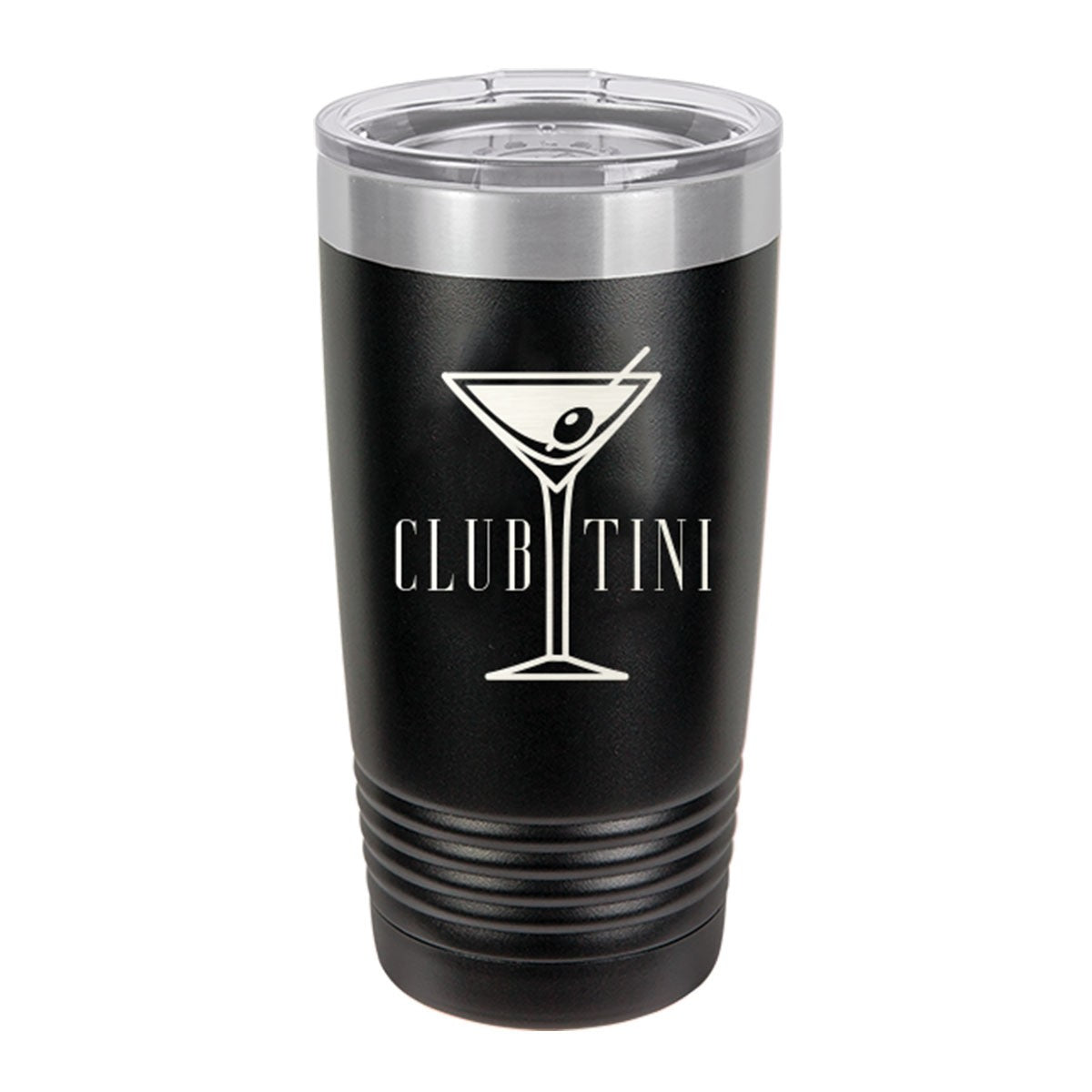 Club Tini Black 20oz Insulated Tumbler