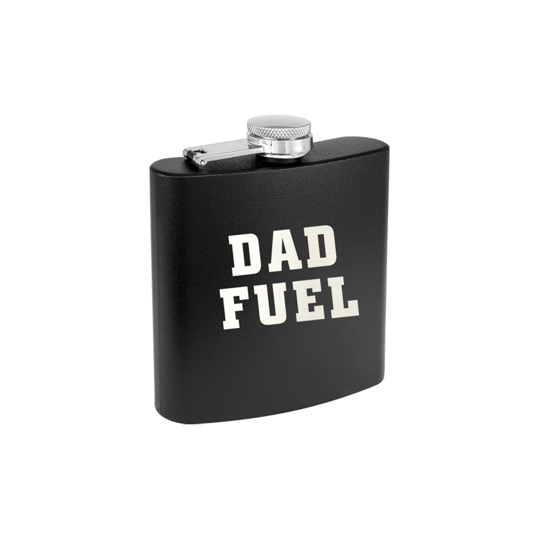 Dad Fuel Black 6oz Insulated Flask