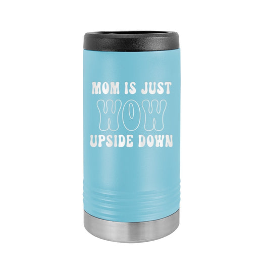 Mom Light Blue Slim Can Beverage Holder