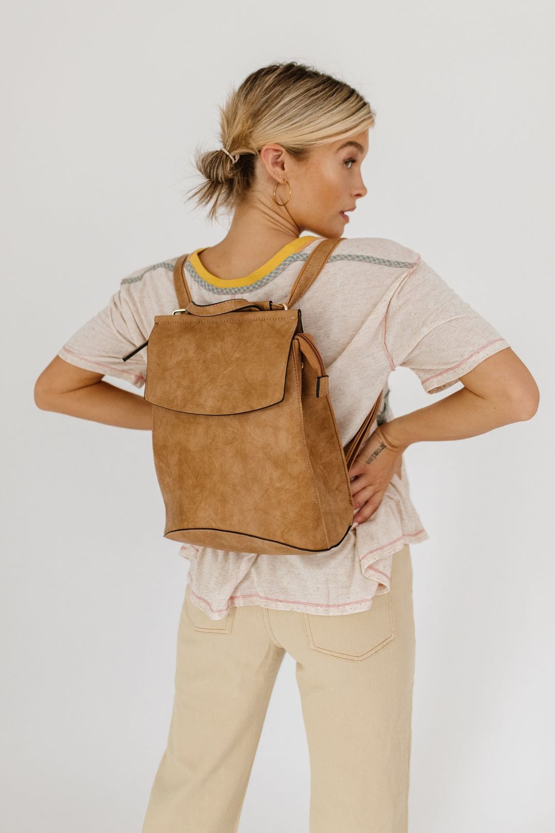 Flap Over Convertible Backpack