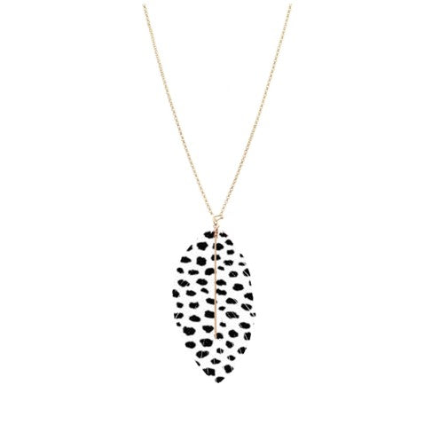 Spot On Heather Necklace