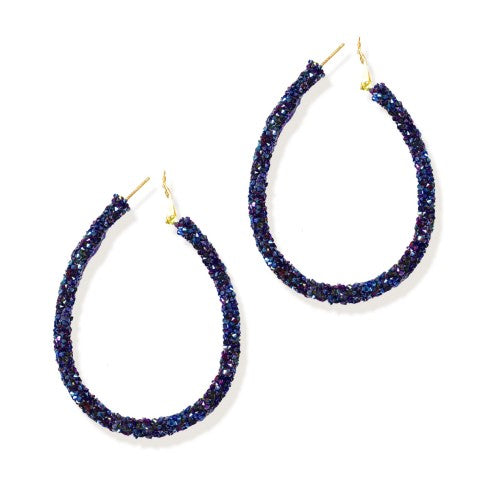 Navy Demi Earrings