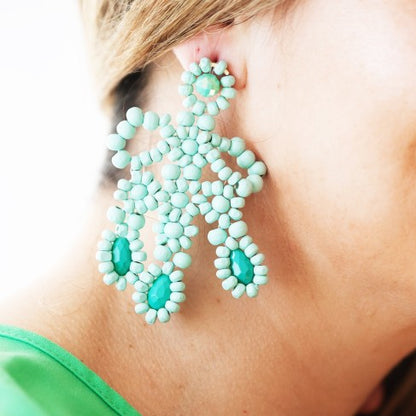 Seafoam Daisey Earrings