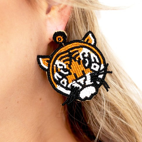 Tiger Earrings