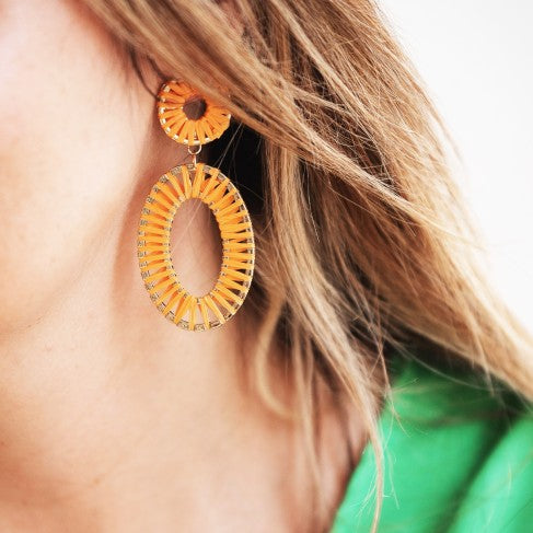 Tangerine Summer Earrings