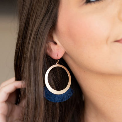 Navy Blair Earrings