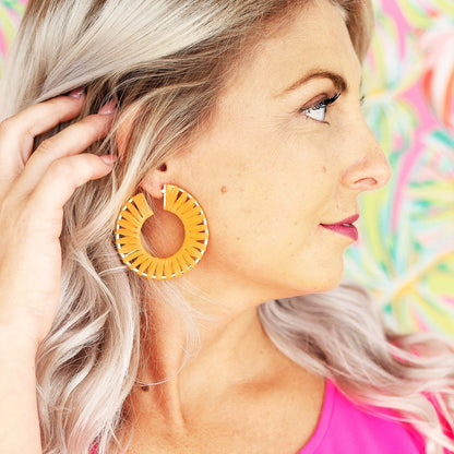 Tangerine Georgia Earrings