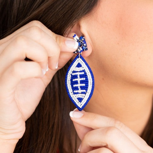 Royal Blue Kick Off Earrings