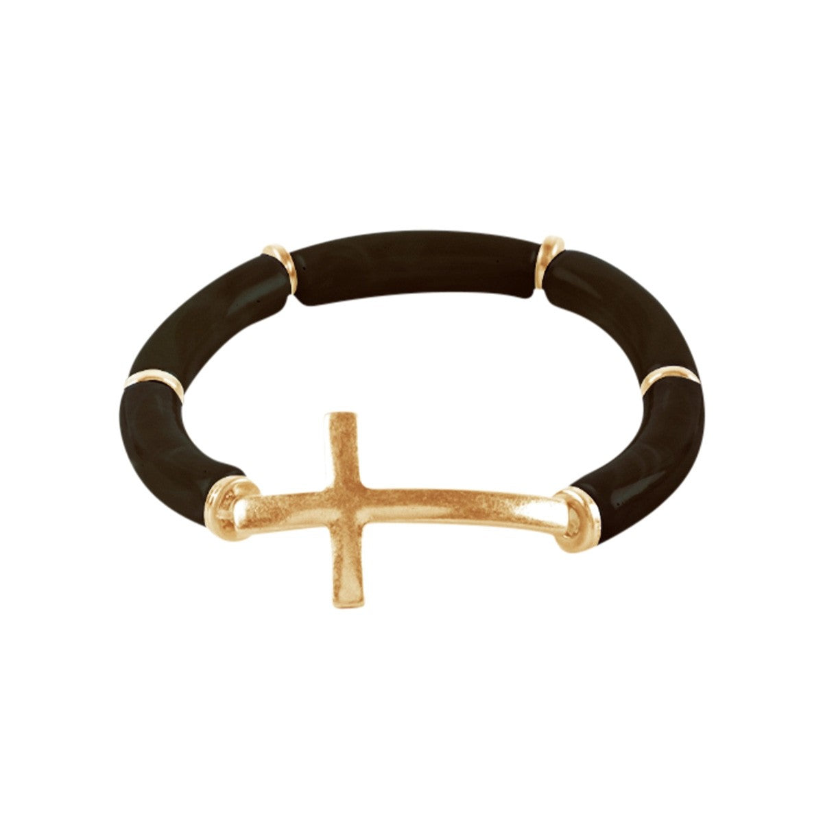 Black Grace Cross Bracelet