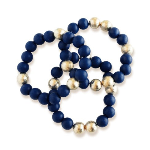 Navy Nora Bracelet Stack