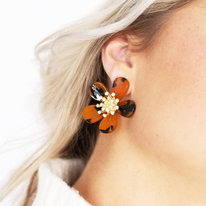 Tortoise Melrose Earrings