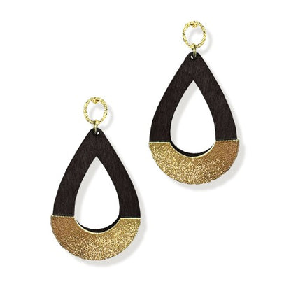 Black Stacy Earrings