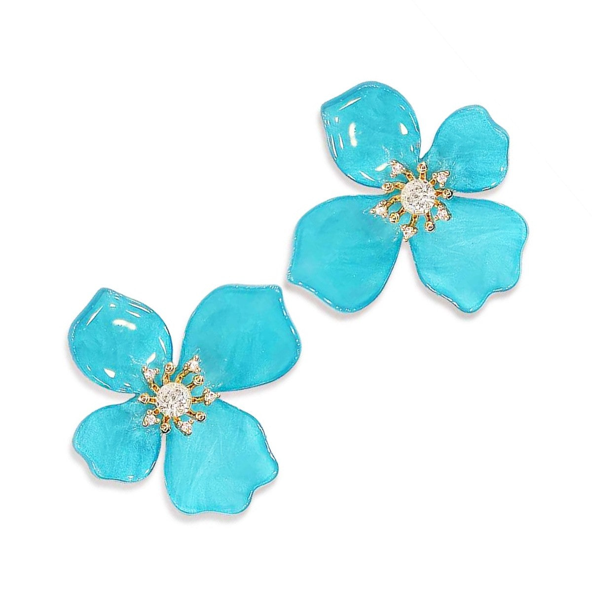 Aqua Clara Earrings