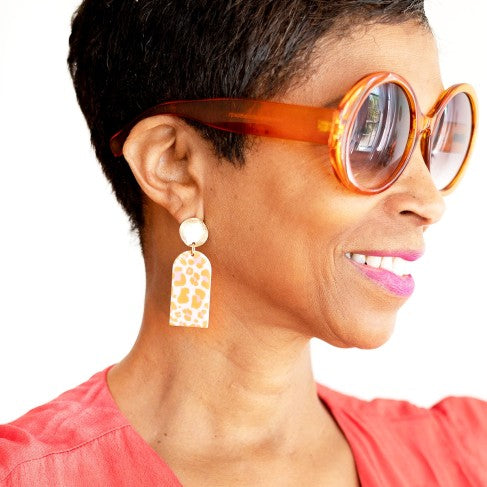 Wild Orange Earrings