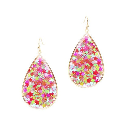 Hot Pink Sparkle & Shine Earrings