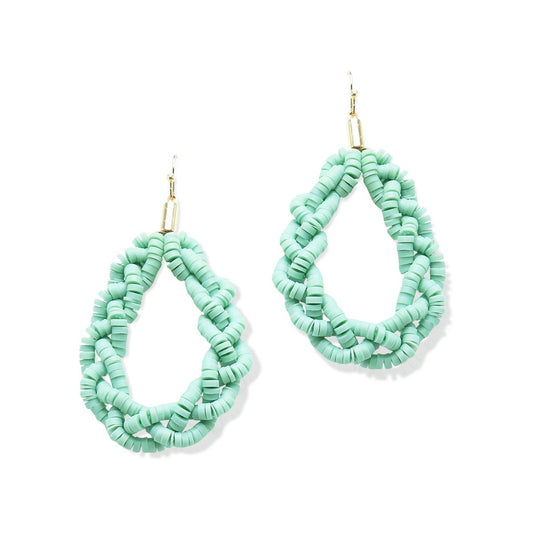 Mint Knotical Earrings